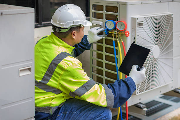 Professional Hvac technician working in Chester, NJ